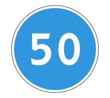  Дорожный знак 4.6 - Ограничение минимальной скорости